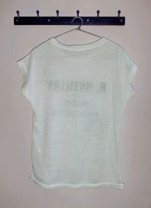 Semi - Sheer White Top