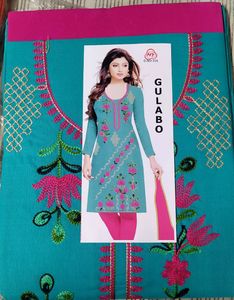 Suit  Embroidery Unstitche