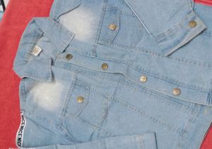 Light Blue Denim Jacket For Women