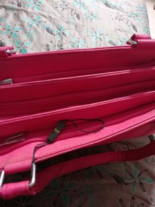 pink colour purse