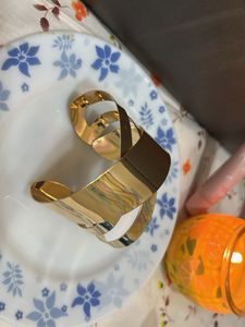 Gold-Plated Bangle-Style Cuff Bracelet🎀🎀