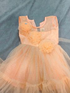Cute orange Party Dress