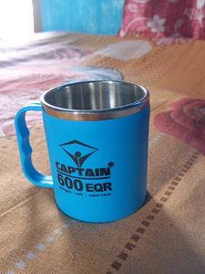 Blue Stainless Steel Travel Mug