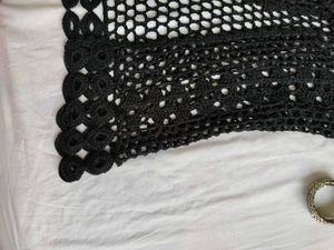 Crochet Knit Shrug with front knot