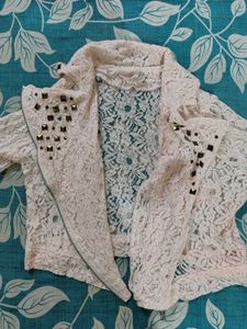 Lace Embellished Jacket