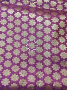 Elegant Maroon &amp; Gold Pattu Sari