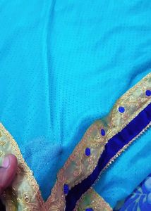 Sea Green Beautiful Saree