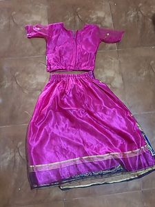 Ethnic Top Skirt (Lehanga) Without Dupatta Organza
