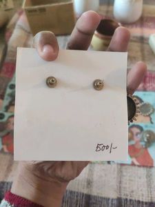 Narai Silver Tone Drop Earrings