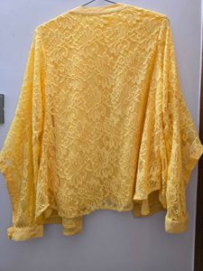 Yellow Lace Top