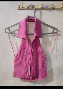 Pink Halter Top