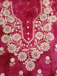 Embroidery Short Kurti