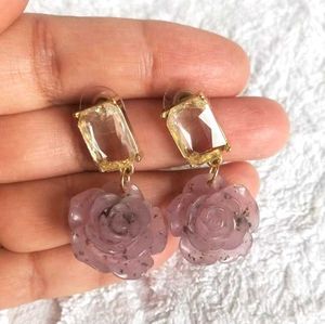 Rose Drop Earrings