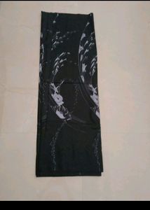 Fixed price never worn before  black Printed Saree