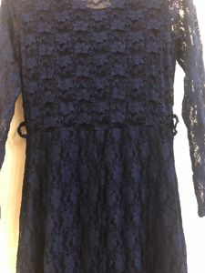 Navy Blue Bodycon Dress (Dubai Imported)
