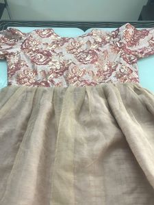 Peach Ethnic Gown