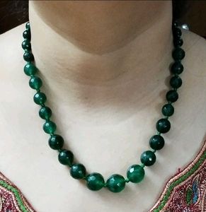 Green Beaded Necklace