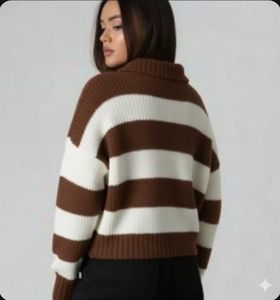 Striped Knit Sweater