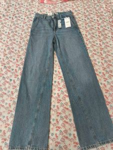 zara straight jeans