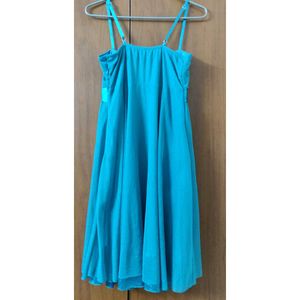 Beautiful Sky Blue Colour Dress