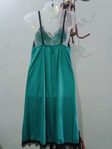 sea green soft nighty