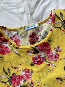 Floral Print Puff Sleeve Top