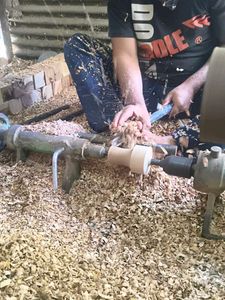 Handcrafted Wooden  Roti Senkane Ka Hai