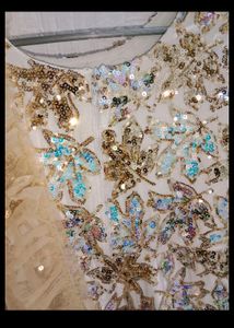 🌹Eid-special Sequence Work Velvet Dress Set