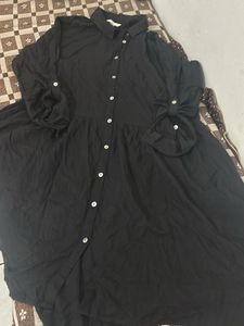 Black Shirt Dress