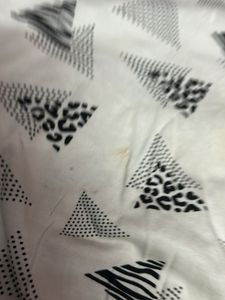 Patterned White T-shirt