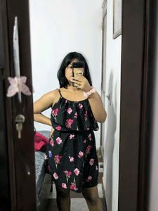 🌸Black Flower Dress 🌸