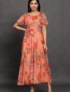 Floral Print Maxi Dress