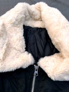 Black Jacket with Fur Collar
