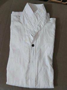 Striped Button-Down Shirt