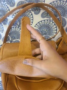 Vintage Leather Saddle Bag