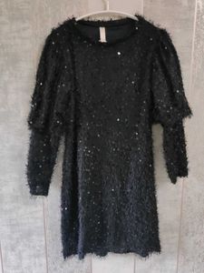 Sparkling Black Party Dress
