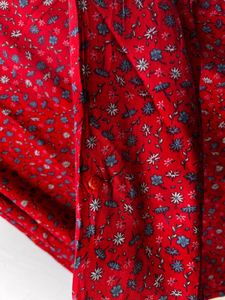 Lee Cooper shirt – cherry red, floral &amp; comfy!