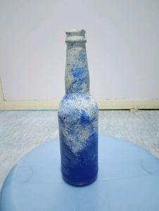 Artwork Bottel For Flower Pot Homemade