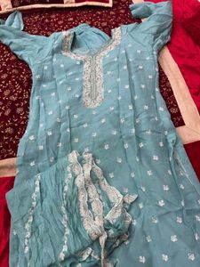 Sky Blue Palazzo Pants