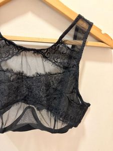 Beautiful Black Lace Under Wire Bralette