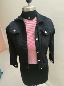 Black Denim Jacket 💕