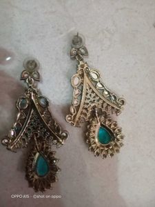 New Kundan Work Big Partywear Earrings
