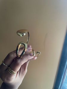 Kivu Zavu Gold Tone Earring Set