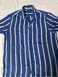 ZUDIO MENS BLUE STRIPPED SHIRT