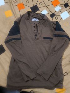 Brown Casual T-Shirt