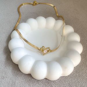Gold Heart Pendant Necklace