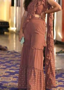 Stylish Ruffled Sharara Set