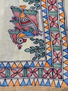 Hand-Painted Madhubani Dupatta