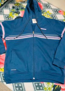 💙 Fleece-Lined Tracksuit - Navy/Pink Stripes 💙