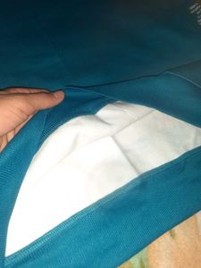 Teal Blue Graphic Sweatshirt |Casual [Xl]